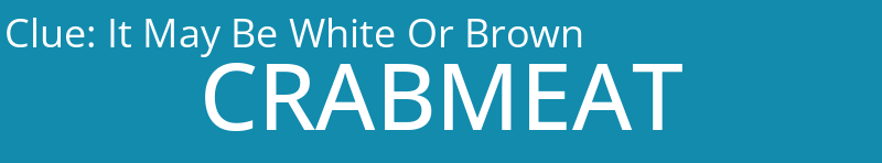 It May Be White Or Brown