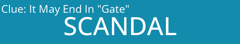 It May End In "Gate"