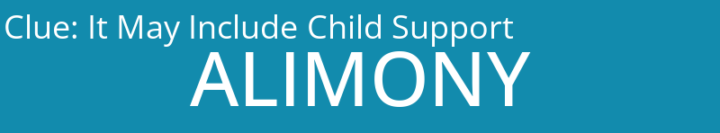 It May Include Child Support