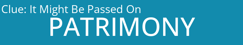 It Might Be Passed On