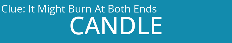 It Might Burn At Both Ends