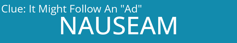 It Might Follow An "Ad"