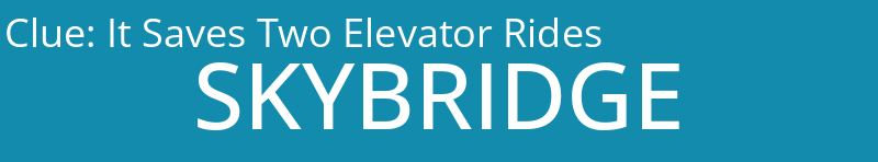 It Saves Two Elevator Rides