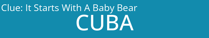 It Starts With A Baby Bear