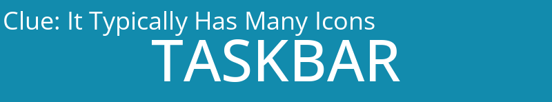 It Typically Has Many Icons