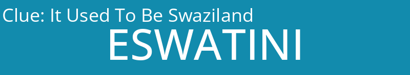 It Used To Be Swaziland