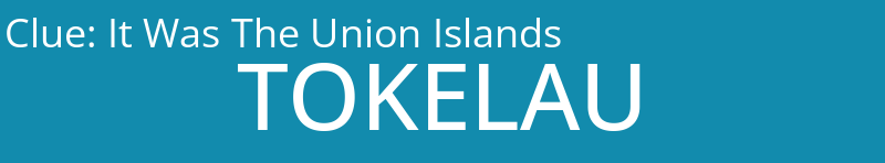 It Was The Union Islands