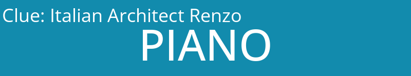 Italian Architect Renzo