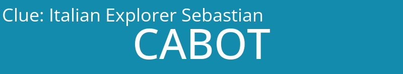 Italian Explorer Sebastian