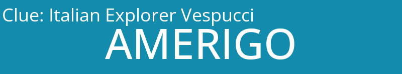Italian Explorer Vespucci
