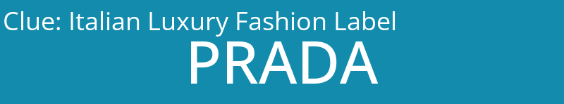 Italian Luxury Fashion Label