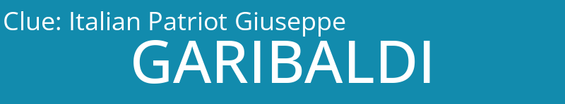 Italian Patriot Giuseppe