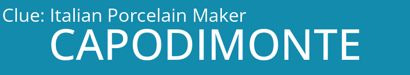 Italian Porcelain Maker