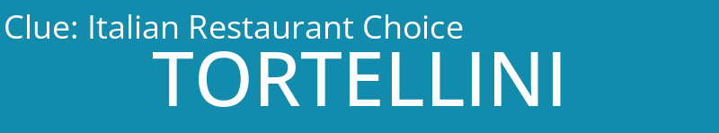 Italian Restaurant Choice