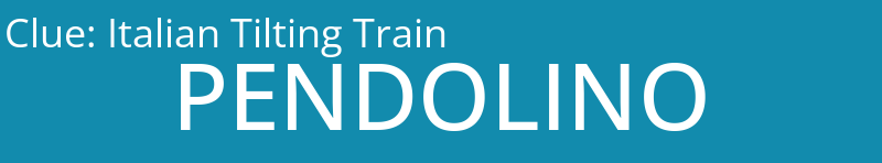 Italian Tilting Train