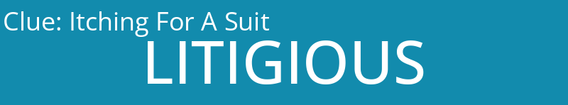 Itching For A Suit