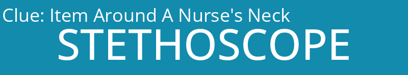 Item Around A Nurse's Neck
