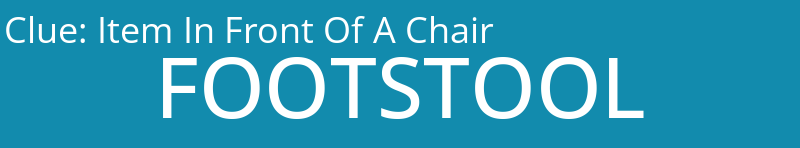 Item In Front Of A Chair