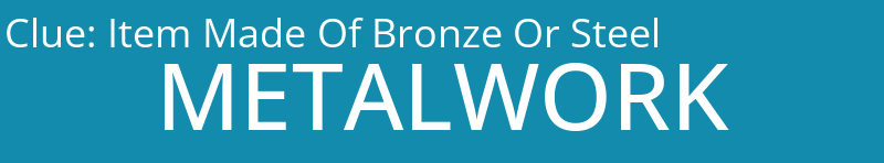 Item Made Of Bronze Or Steel