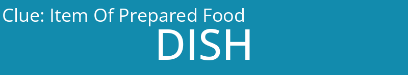 Item Of Prepared Food