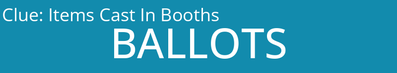 Items Cast In Booths
