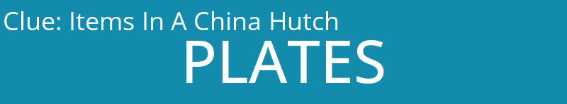 Items In A China Hutch