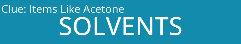 Items Like Acetone