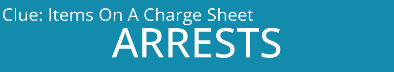 Items On A Charge Sheet