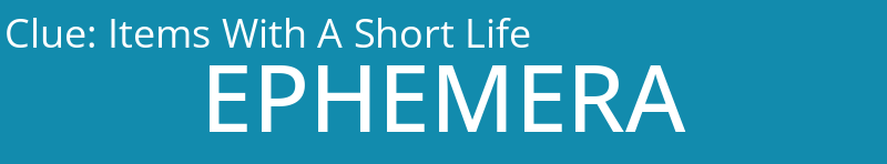 Items With A Short Life