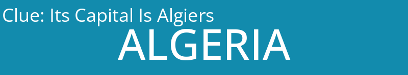 Its Capital Is Algiers