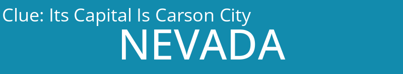 Its Capital Is Carson City