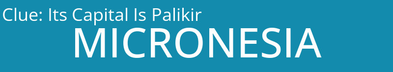 Its Capital Is Palikir