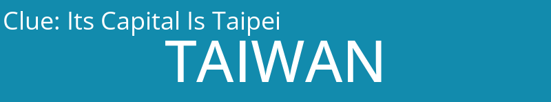 Its Capital Is Taipei