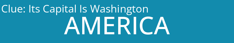 Its Capital Is Washington