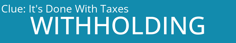 It's Done With Taxes