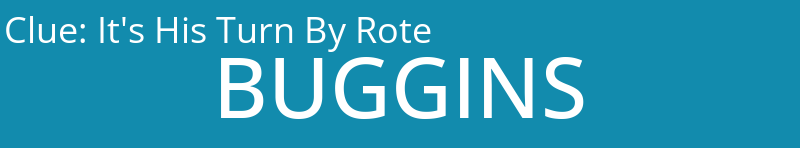 It's His Turn By Rote