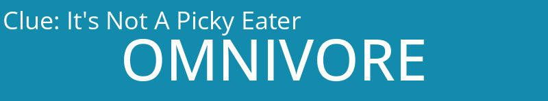 It's Not A Picky Eater