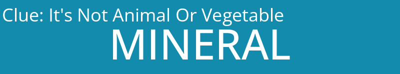 It's Not Animal Or Vegetable