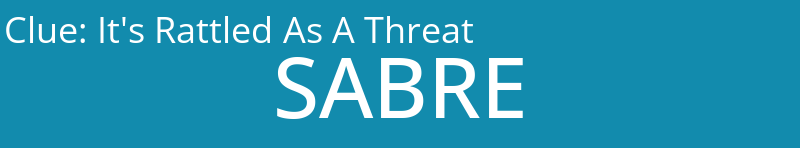 It's Rattled As A Threat