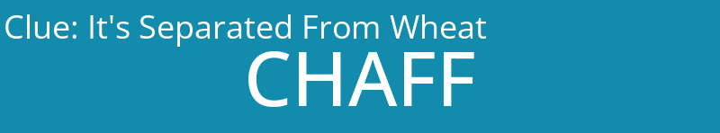 It's Separated From Wheat