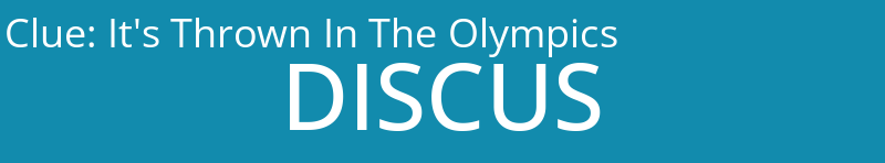 It's Thrown In The Olympics