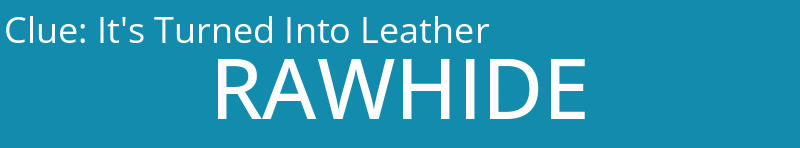 It's Turned Into Leather