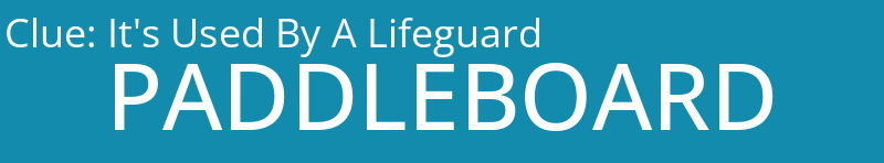 It's Used By A Lifeguard