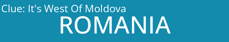 It's West Of Moldova