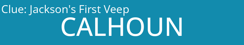 Jackson's First Veep