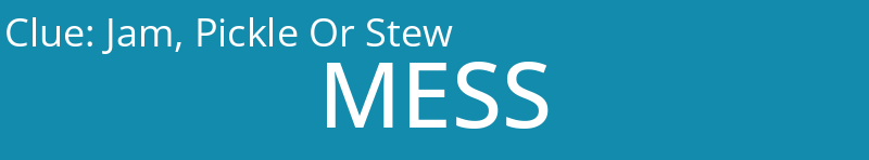 Jam, Pickle Or Stew