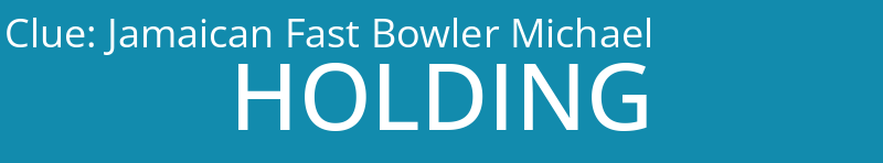 Jamaican Fast Bowler Michael