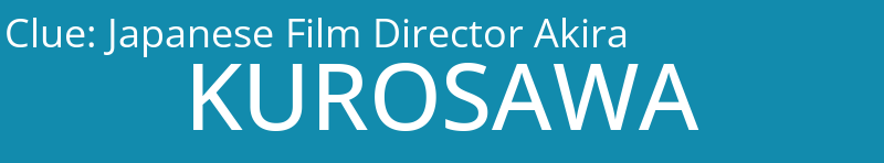 Japanese Film Director Akira