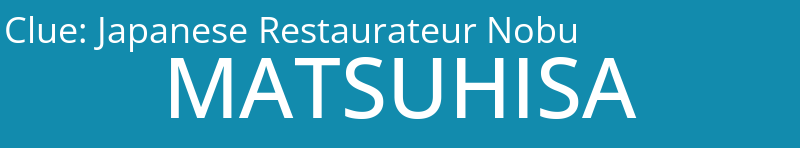 Japanese Restaurateur Nobu