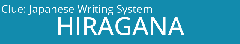 Japanese Writing System